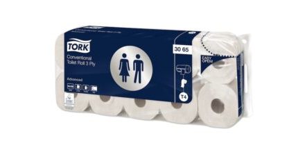 Tork miękki papier toaletowy w rolce konwencjonalnej, 3-warstwowy (3065)