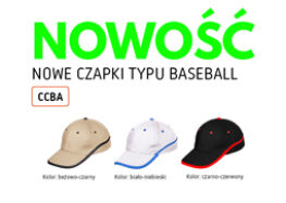 Nowe czapki typu Baseball