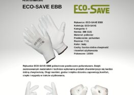 Nowe rękawice ochronne ECO-SAVE EBB
