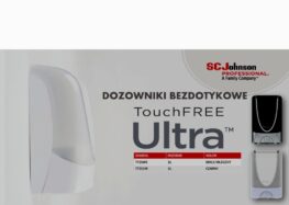 Polecamy dozowniki bezdotykowe Touch FREE Ultra od SC Johnson Professional. Sprawdź dostępność w SIMBHP.