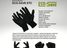 Przedstawiamy Rękawice ETC z kolekcji ECO-SAVE