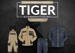 Nowe wersje modelu TIGER od SARA WORKWEAR