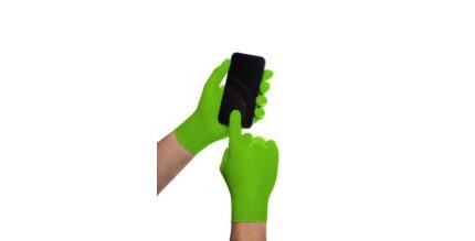 Rękawice nitrylowe gogrip green