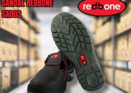 Polecamy komfortowe, wspierające całą nogę sandały robocze Redbone SA003.